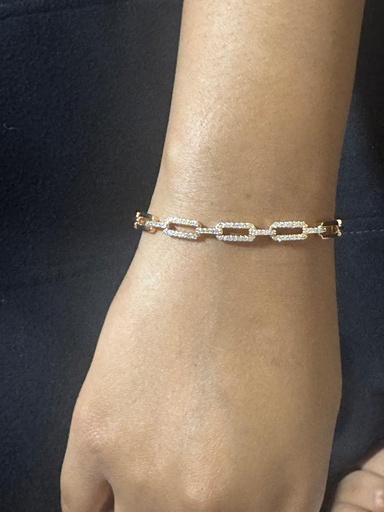 [BL 001] Gold Rectangular Bracelet
